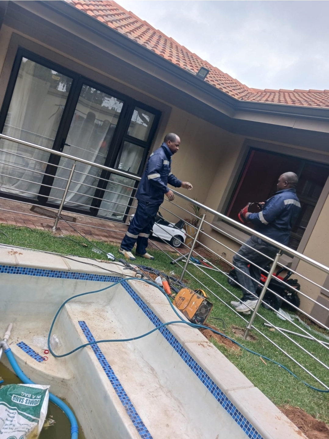 Poolside Stainless Railing